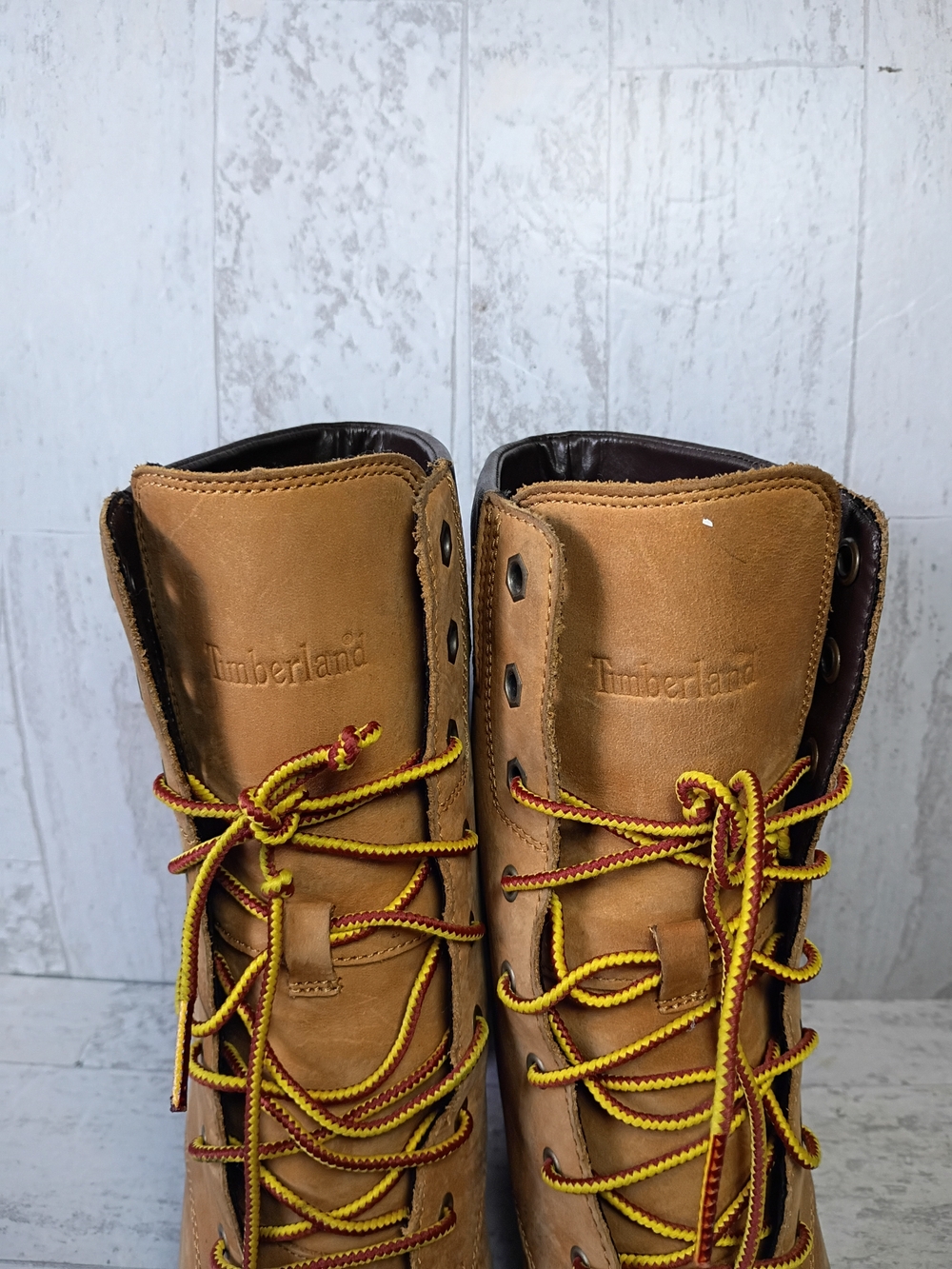 Timberland Women’s Wheat Suede Lace-Up Heeled Boots - Picture 13 of 16
